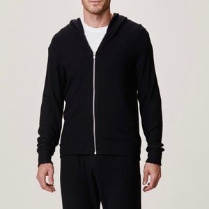 LNA Men’s brushed zip up hoodie